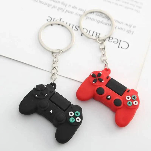 Cute Simple Video Game Joystick Machine Handle Keychain for Boyfriend - Couple Key Holder Trinket Gift