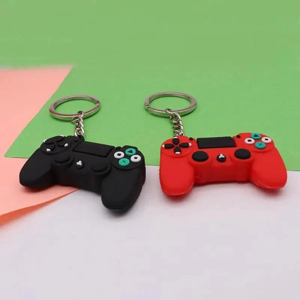 Cute Simple Video Game Joystick Machine Handle Keychain for Boyfriend - Couple Key Holder Trinket Gift