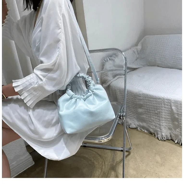 Cute Small Women's Leather Clutches Vintage Style Shoulder Messenger Bags , Handbag And Purses For Women