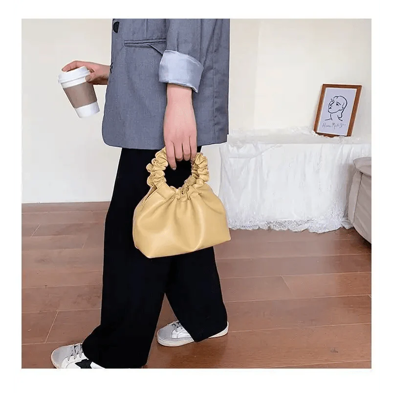 Cute Small Women's Leather Clutches Vintage Style Shoulder Messenger Bags , Handbag And Purses For Women