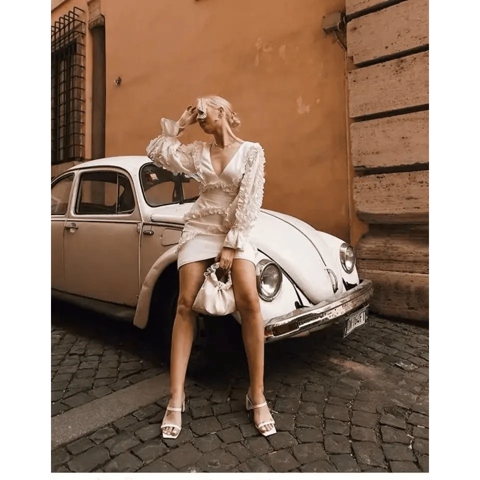 Cute Small Women's Leather Clutches Vintage Style Shoulder Messenger Bags , Handbag And Purses For Women