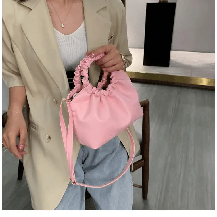 Cute Small Women's Leather Clutches Vintage Style Shoulder Messenger Bags , Handbag And Purses For Women