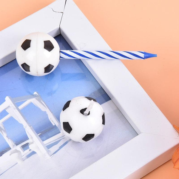 Cute Soccer Ball Football Candles For Birthday Party Kid Football Cake Candles Birthday Candles Soccer Candles Cupcake Toppers Cake Decorating Supplies Decor Wedding Garden Decoration Party Cake
