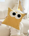 Cute Whimsical Big Eyes Puffy Decorative Throw Pillow
