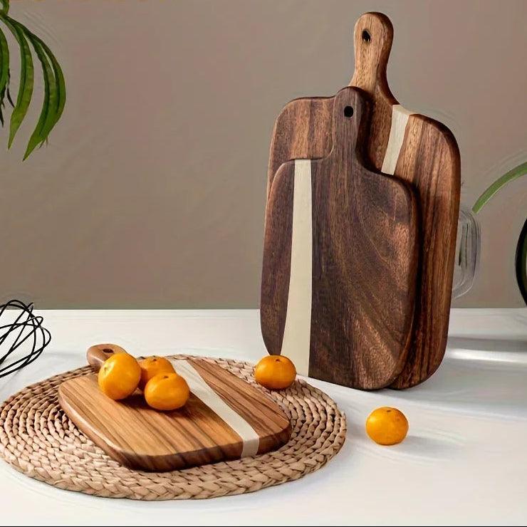 Cutting Board - Non-Porous Acacia Wood with Handle