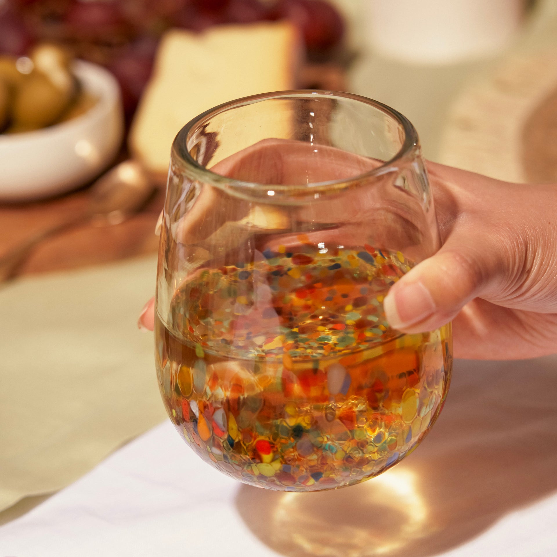 Segunda Vida Artistico Stemless Wine Glasses