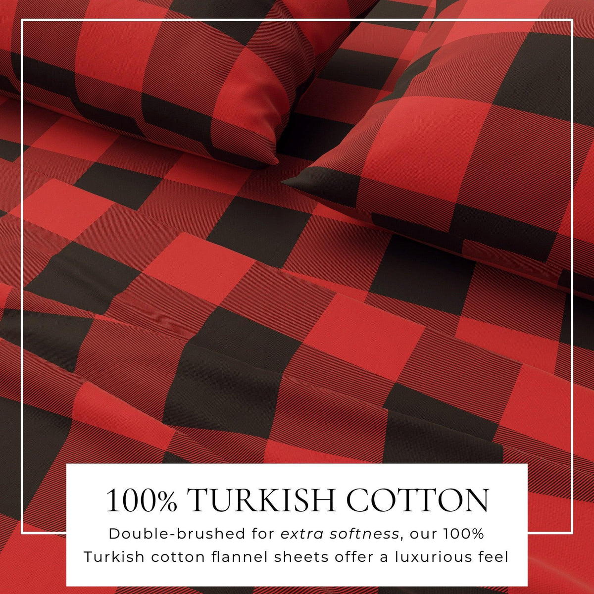Turkish Cotton Flannel Sheet - Belle Collection