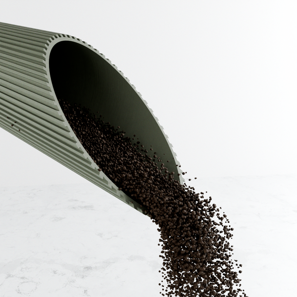 Cylindrical Soil Scoop