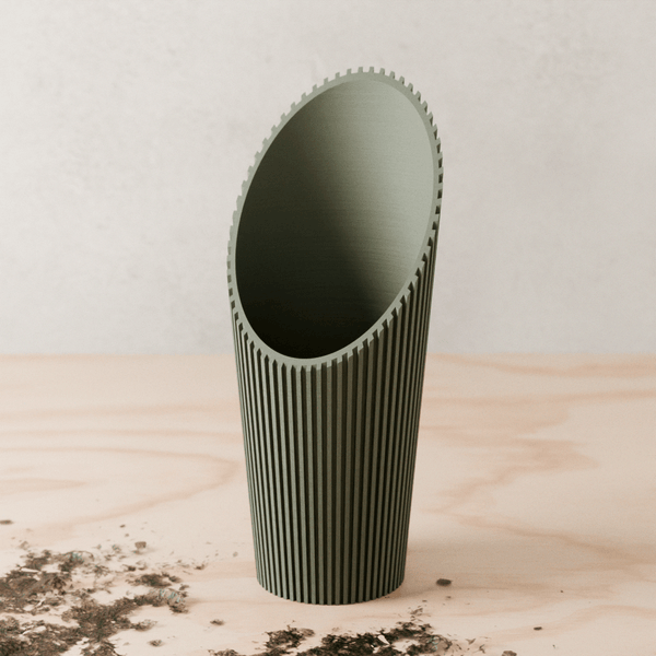 Cylindrical Soil Scoop