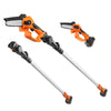 2-in-1 Cordless Pole Saw & Mini Chainsaw, 20V 2Ah Battery Pole Chainsaw, 5