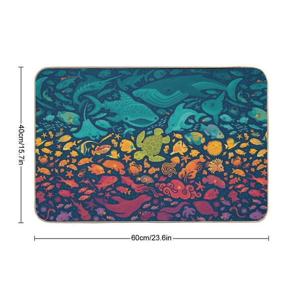 Aquatic Spectrum 2 Bath Mat