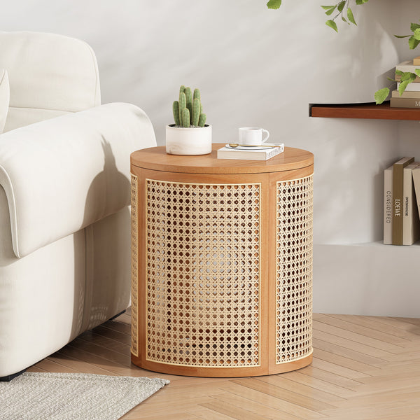 Rubber Solid Wood Side Table