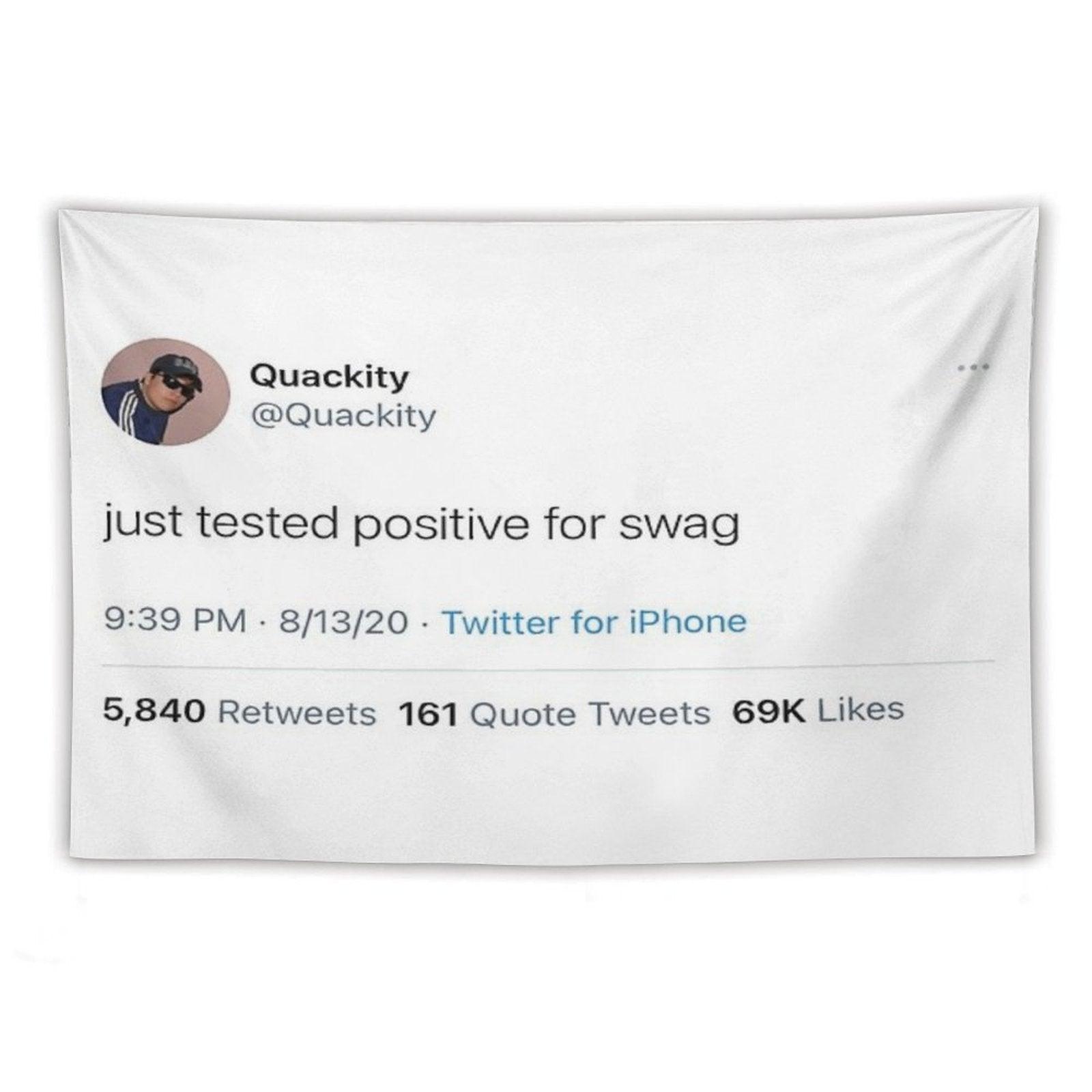 Quackity Tweet Tapestry