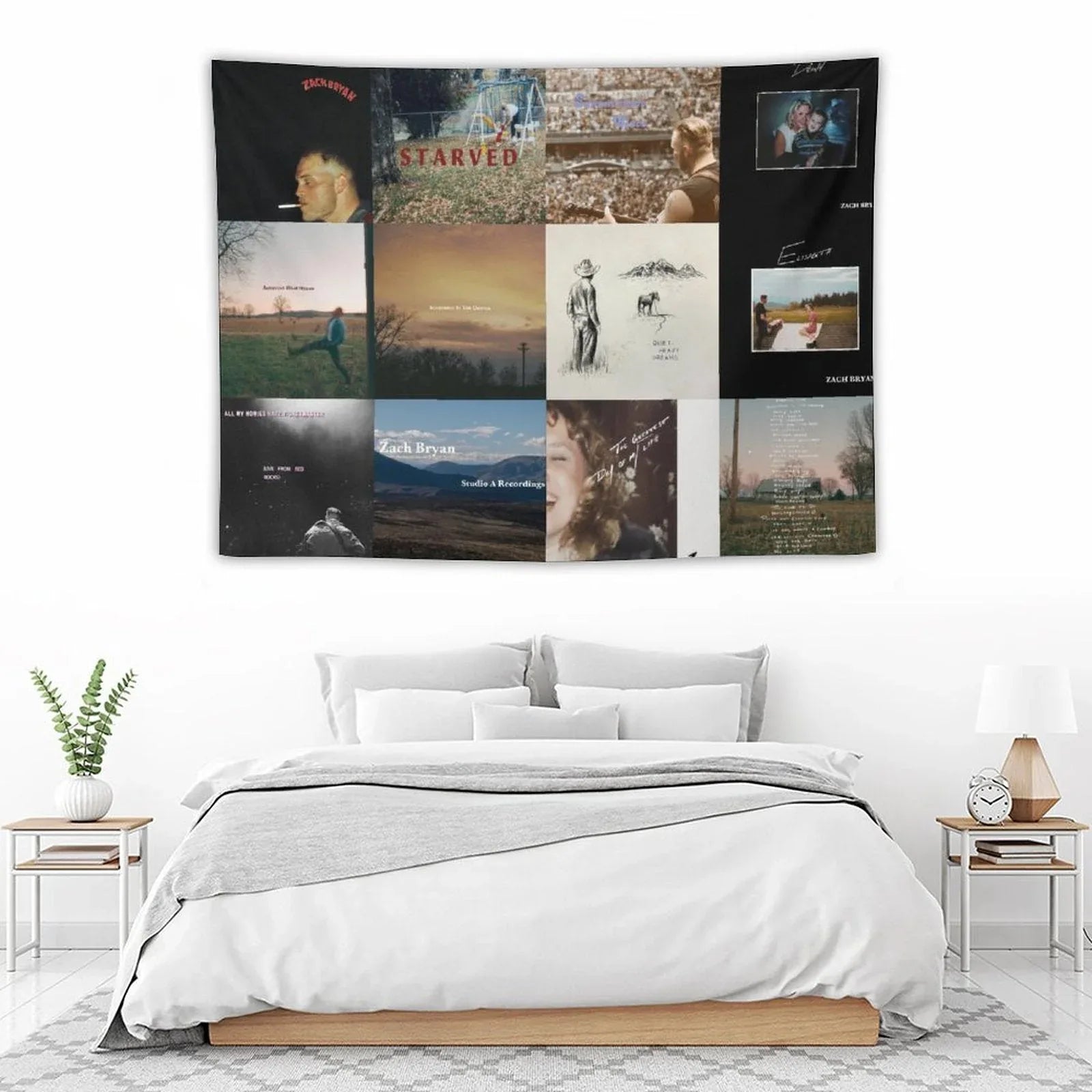 Zach Singer Bryan 12 Ablums Collection Cover Tapestry