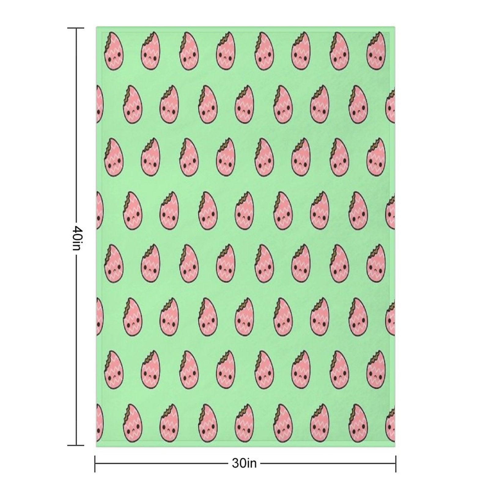 Sad Easter Egg Throw Blanket