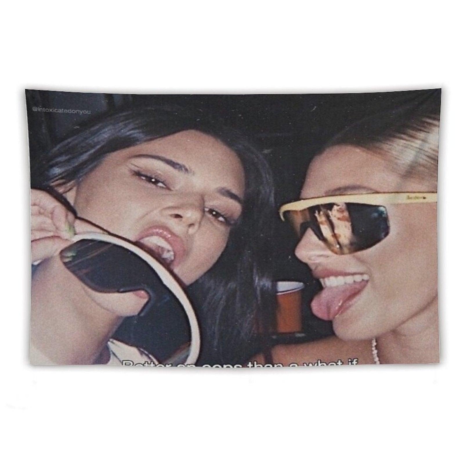 Kendall And Hailey Tapestry
