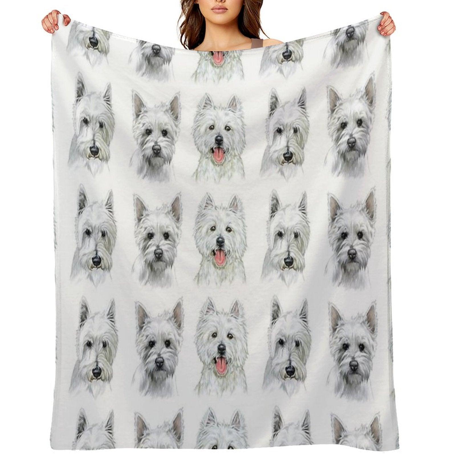 Westies Throw Blanket