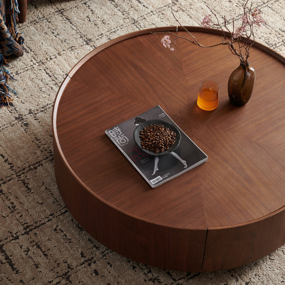 Aspen Ring Walnut Coffee Table