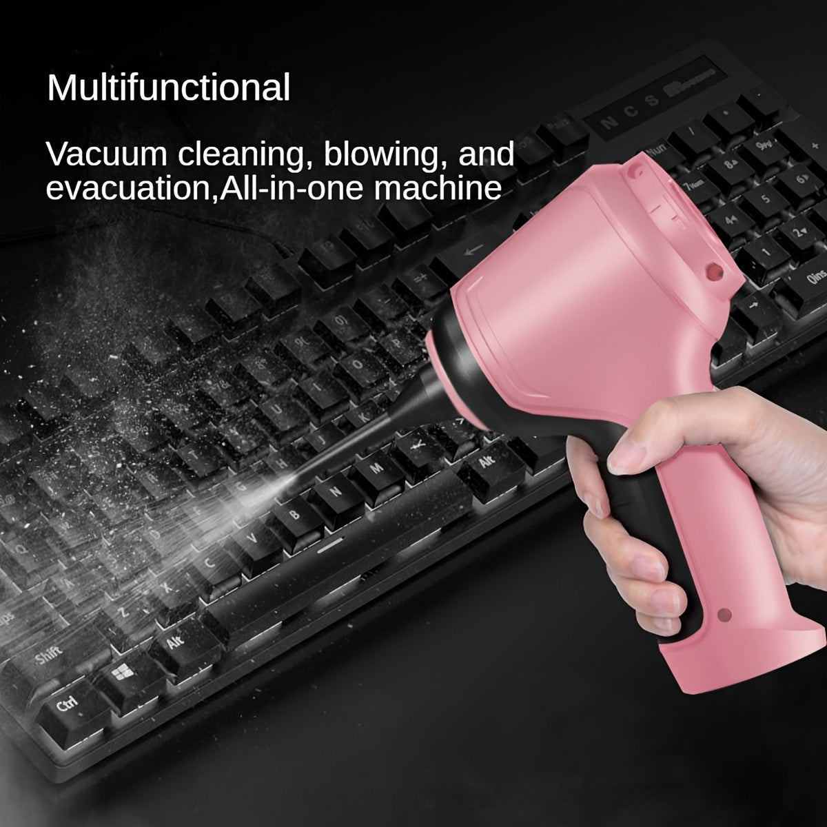 A three in one wireless vacuum cleaner with a high power, which can be used for suction, air extraction, and blowing, both in the car and at home. It has an extended battery life, can absorb dust, debris, pet hair, air extrac DSers Fulfillment