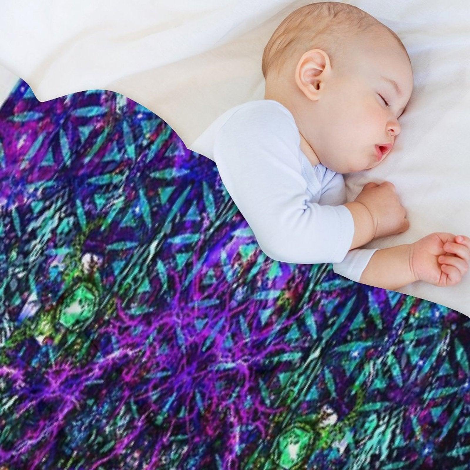 Hands To The Cosmos Throw Blanket