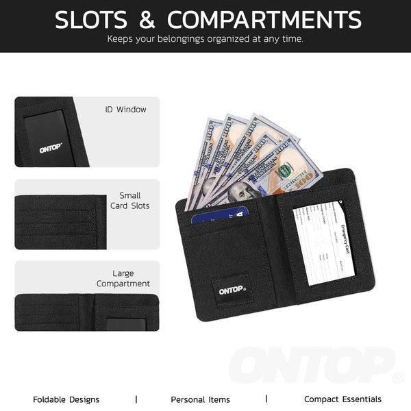 Vertical Bifold Wallet Card Holder