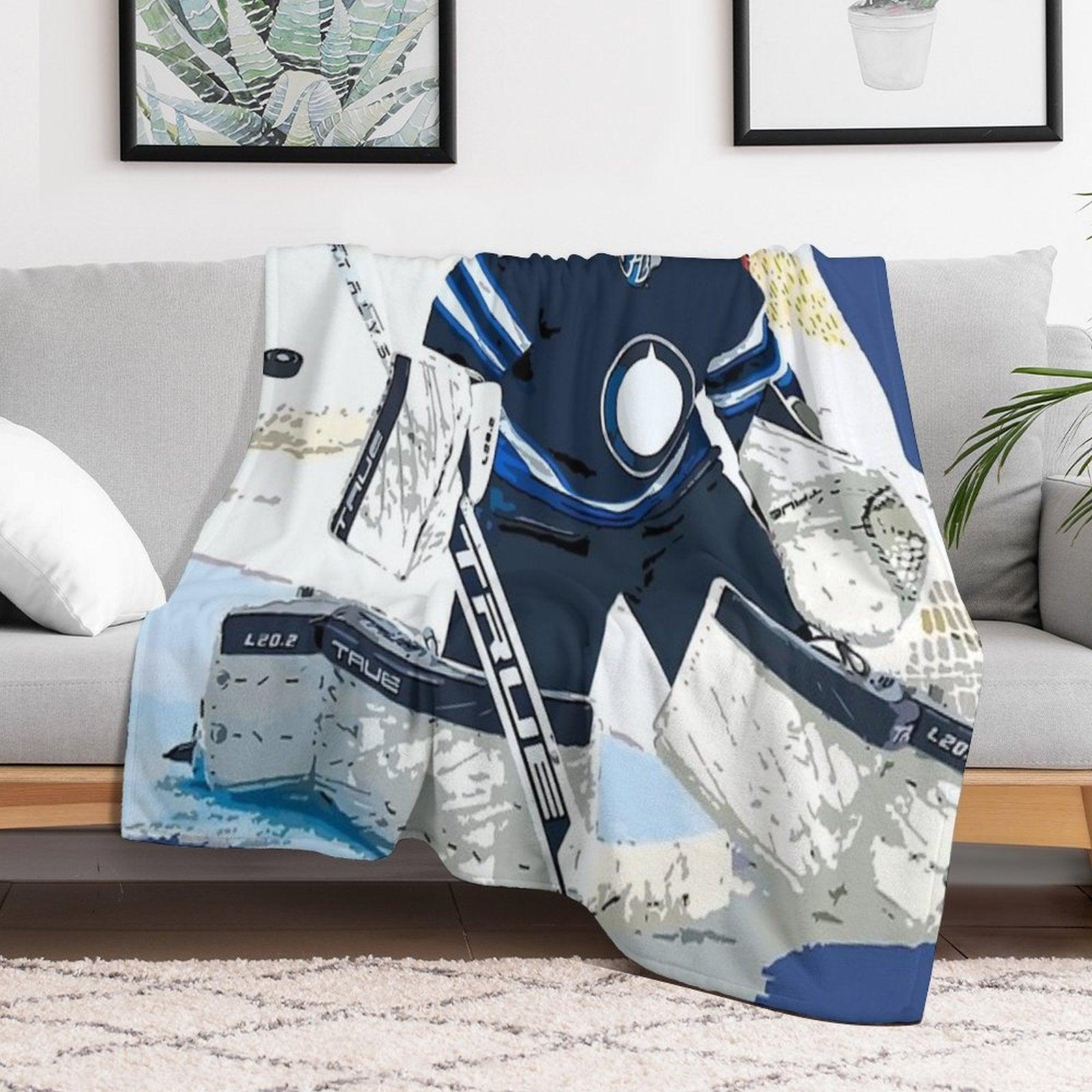 Connor Hellebuyck Throw Blanket