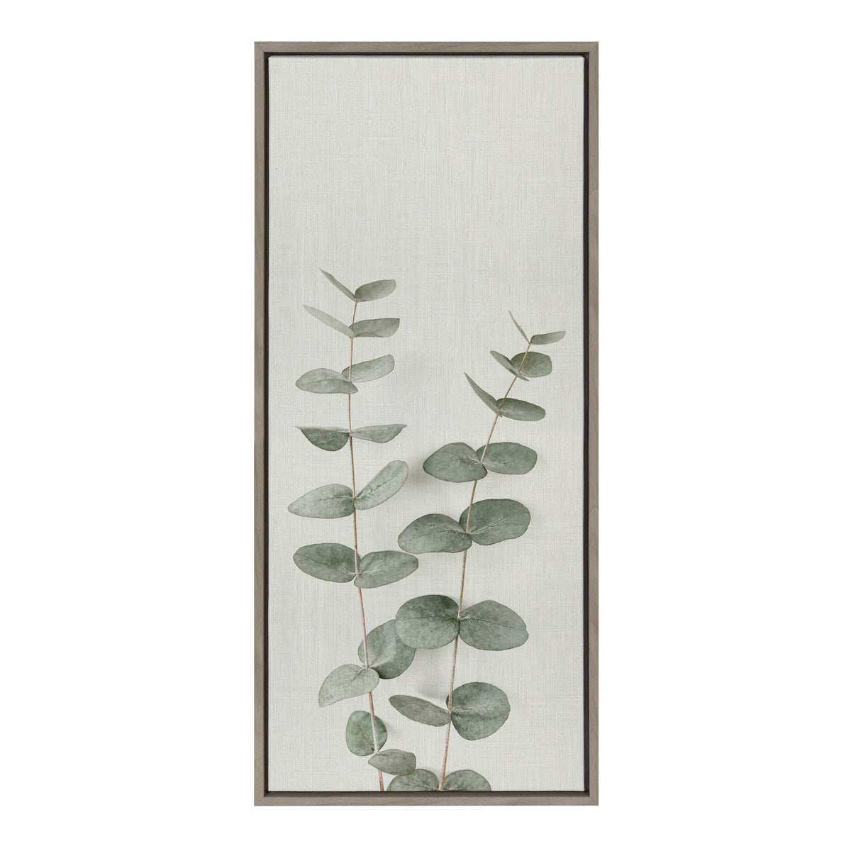 Sylvie Eucalyptus Botanical II Framed Canvas by The Creative Bunch Studio