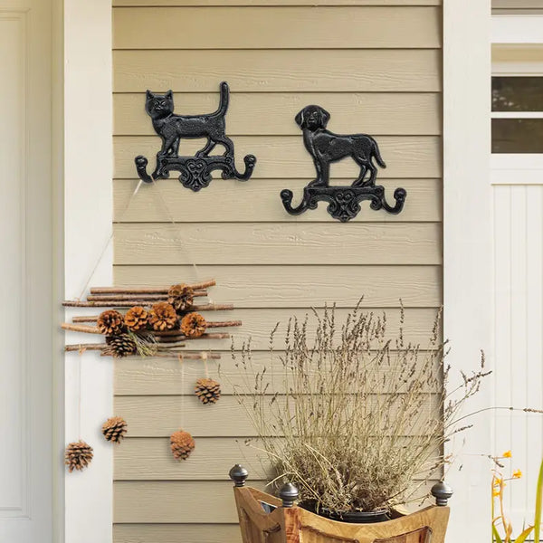 Cast Iron Animal Wall Hooks VagabondVintage