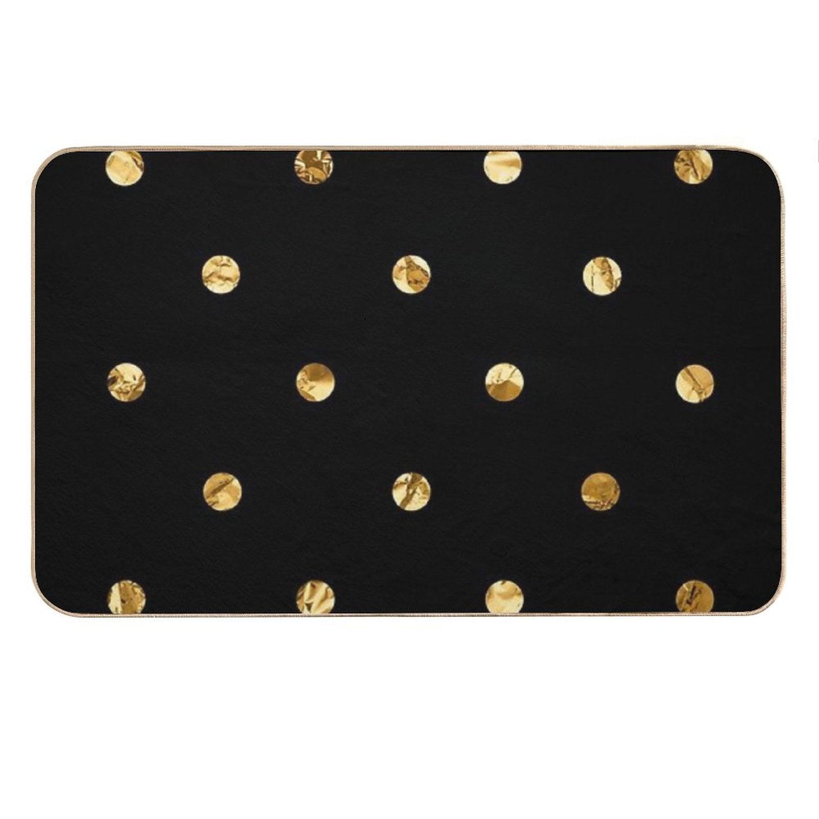 Black & Luxe Confetti Bath Mat