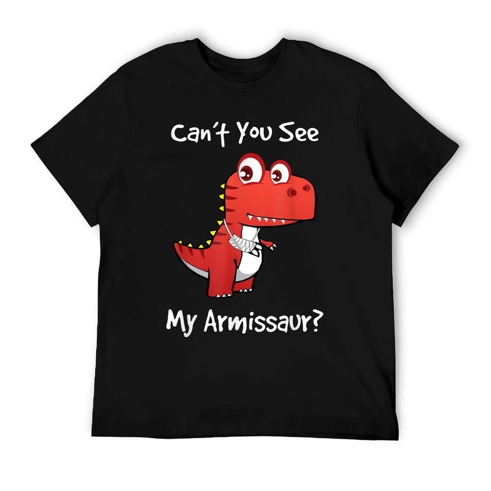 Funny Get Well Broken Arm Dinosaur with A Cast My Armissaur  Vintage-inspired T-Shirt