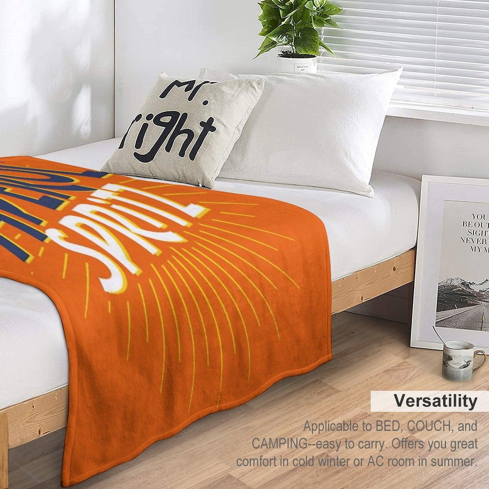 Aperol Spritz Orange Throw Blanket