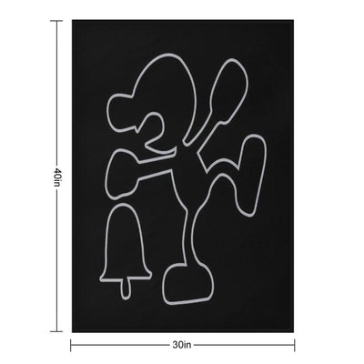 Mr Game & Watch Machine-washable Throw Blanket