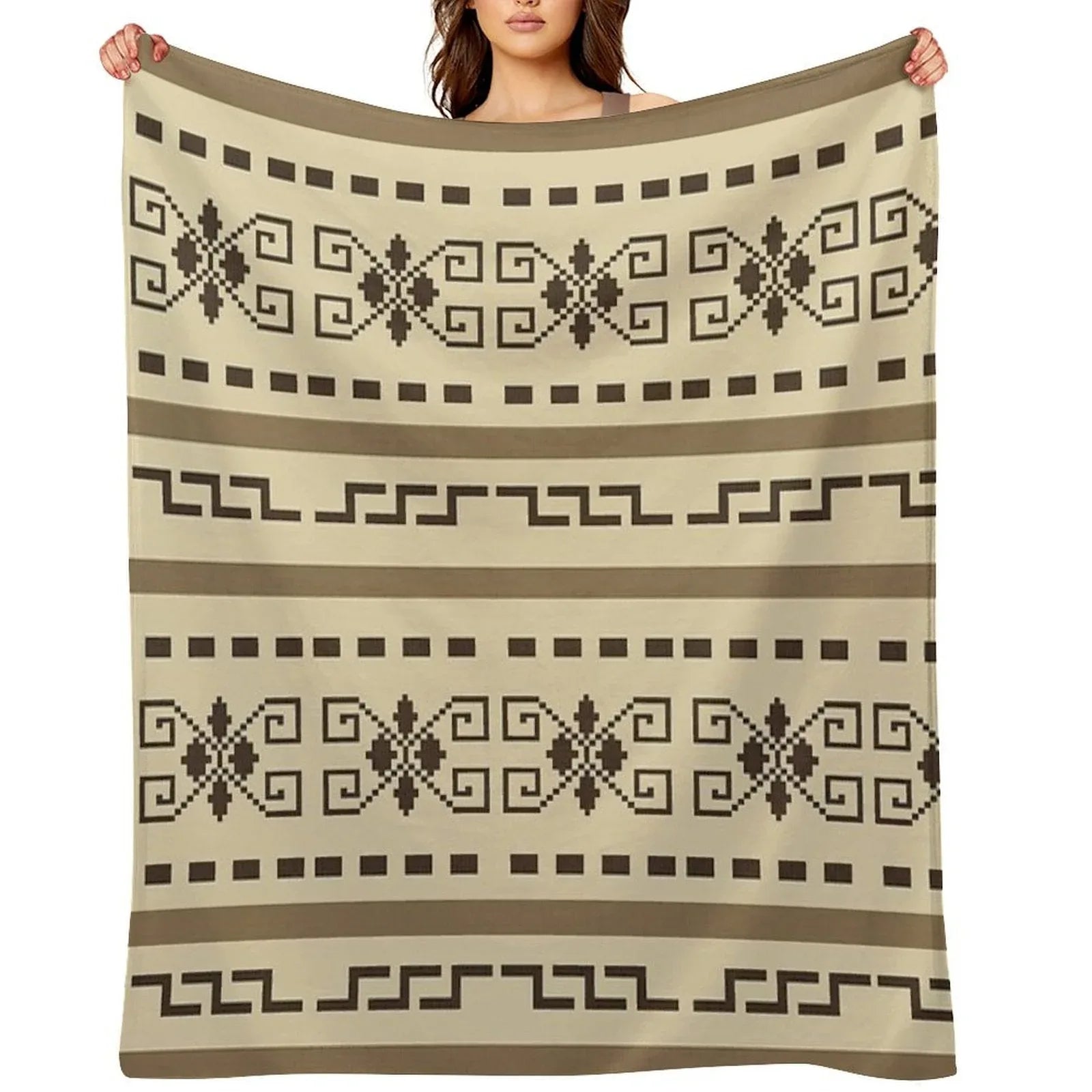 The Dude's Cardigan Pattern - The Big Lebowski Throw Blanket
