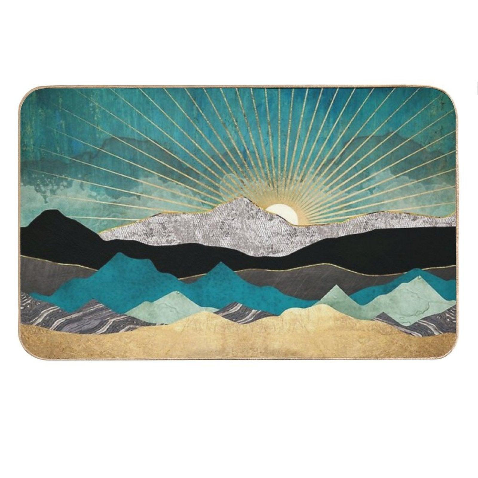 Peacock Vista Bath Mat