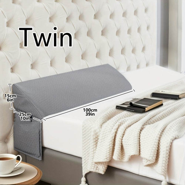 Bed Wedge Pillow Gap Filler for Headboard & Mattress