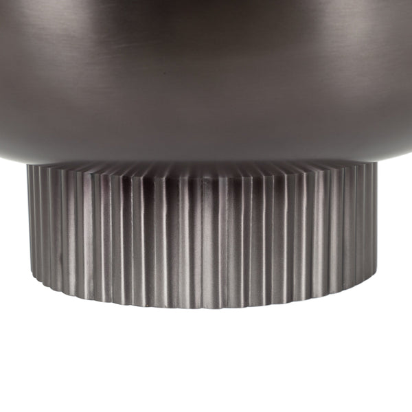 Rooks Ribbed Metal Bowl