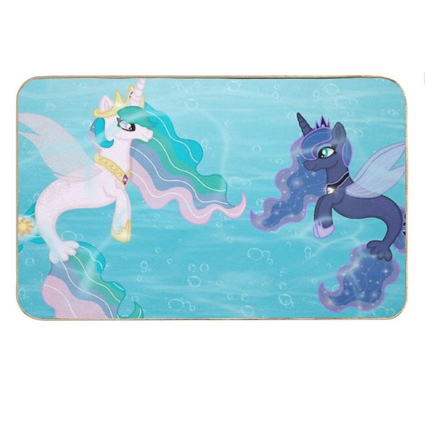 My Little Pony (Princess Celestia & Luna As Seaponies) Bath Mat