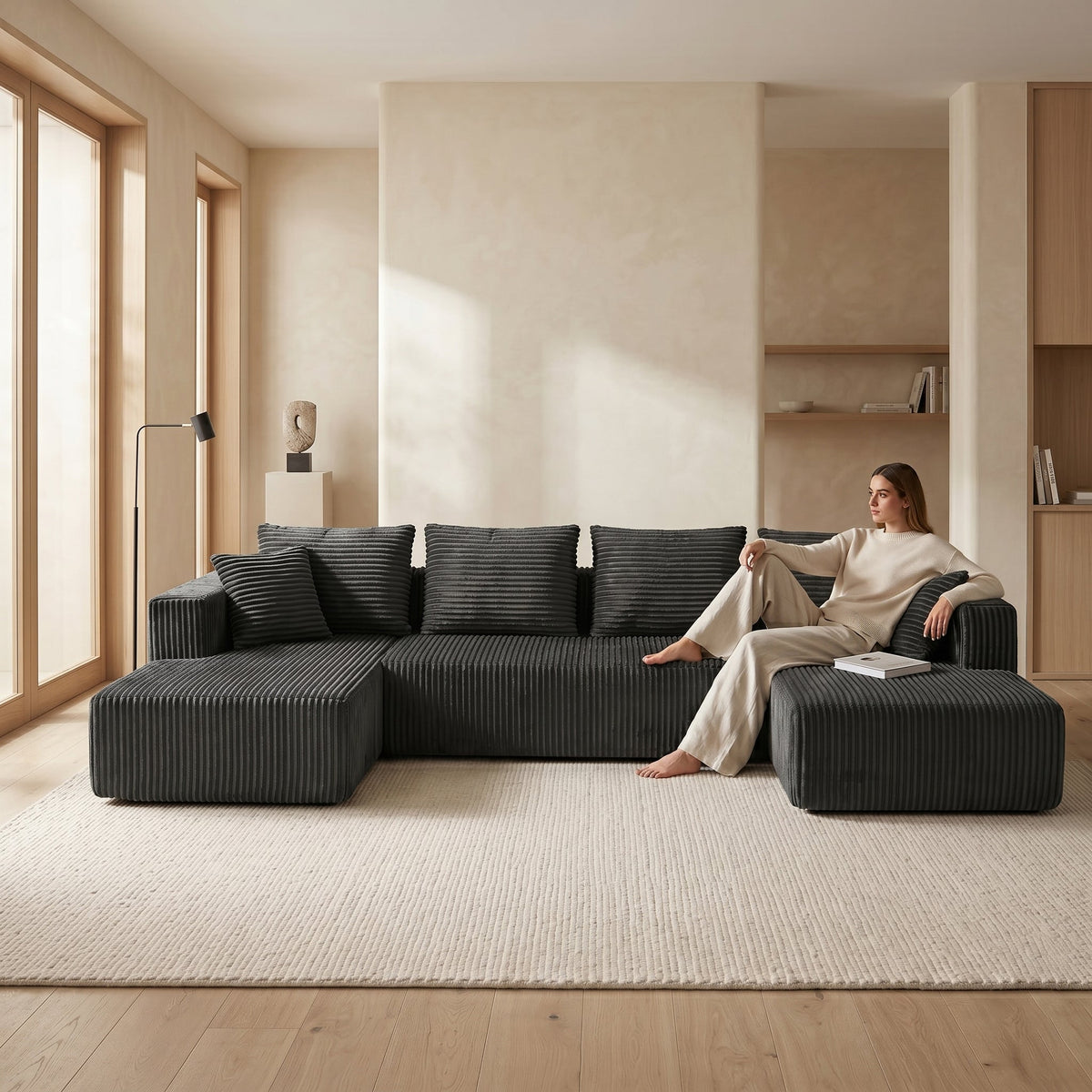 132.1 Inch Modular Sectional Sofa
