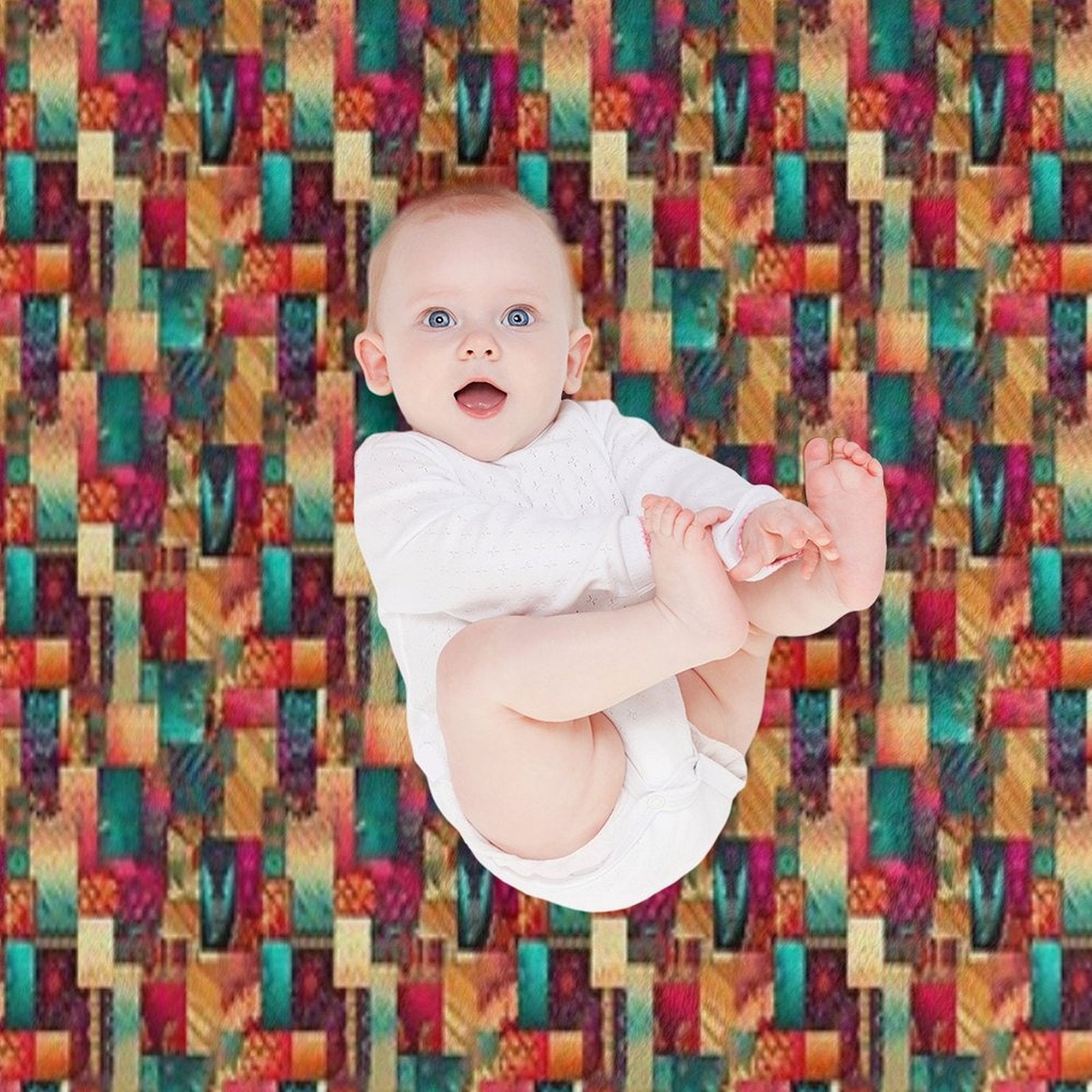 Patchwork Durable Throw Blanket