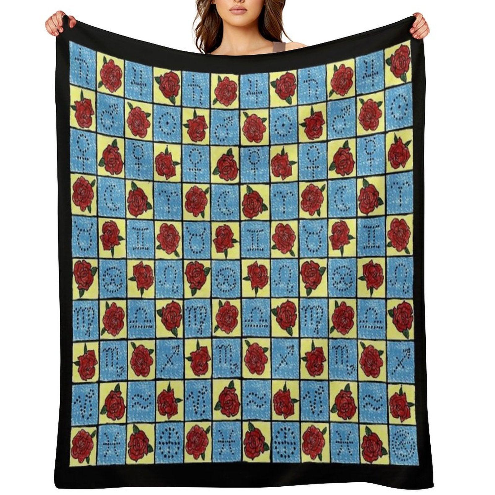 9 of Swords Tarot Blanket by Tarotista Throw Blanket