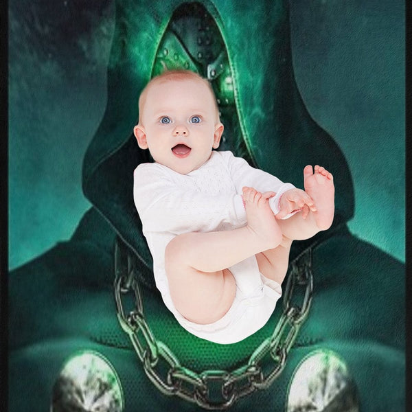 Doctor Doom Shrink-resistant Throw Blanket
