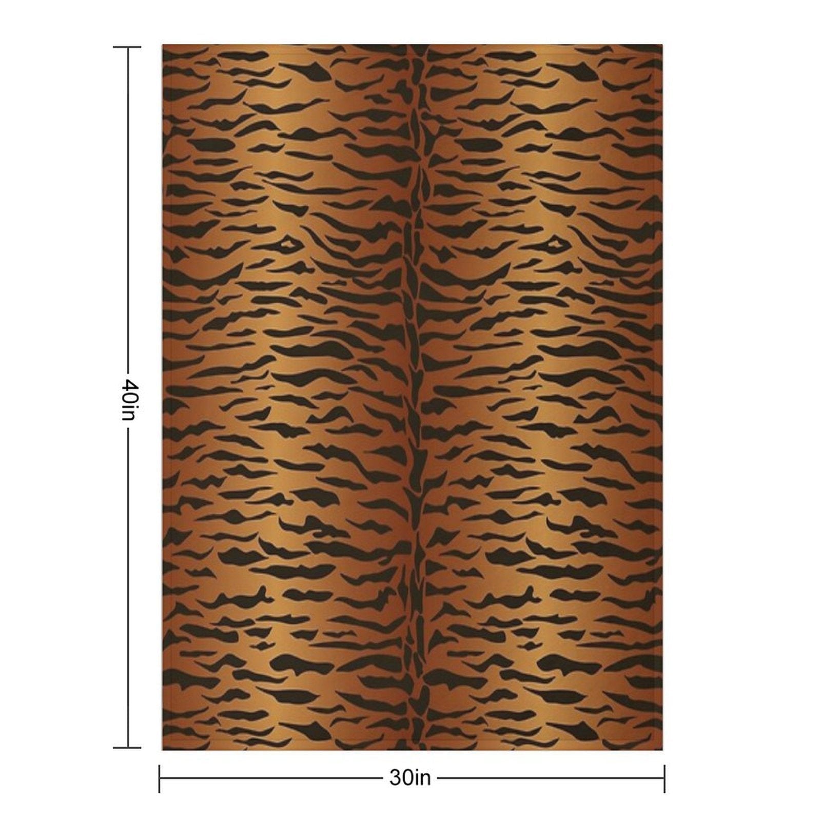 Tiger Animal Print Lightweight Throw Blanket