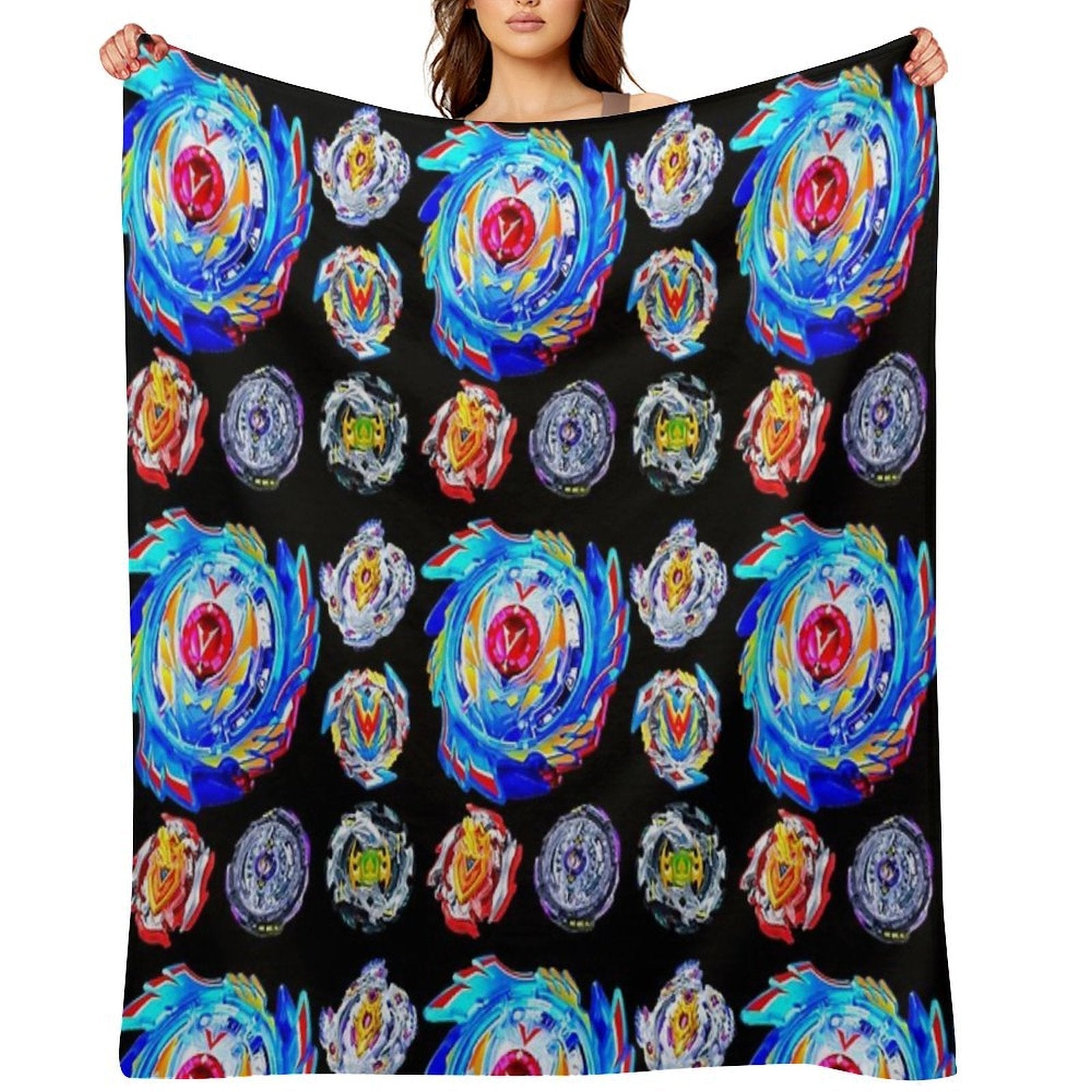 Beyblade Velvety-soft Throw Blanket