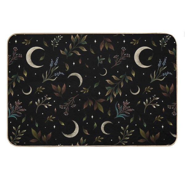 Crescent Moon Garden Bath Mat