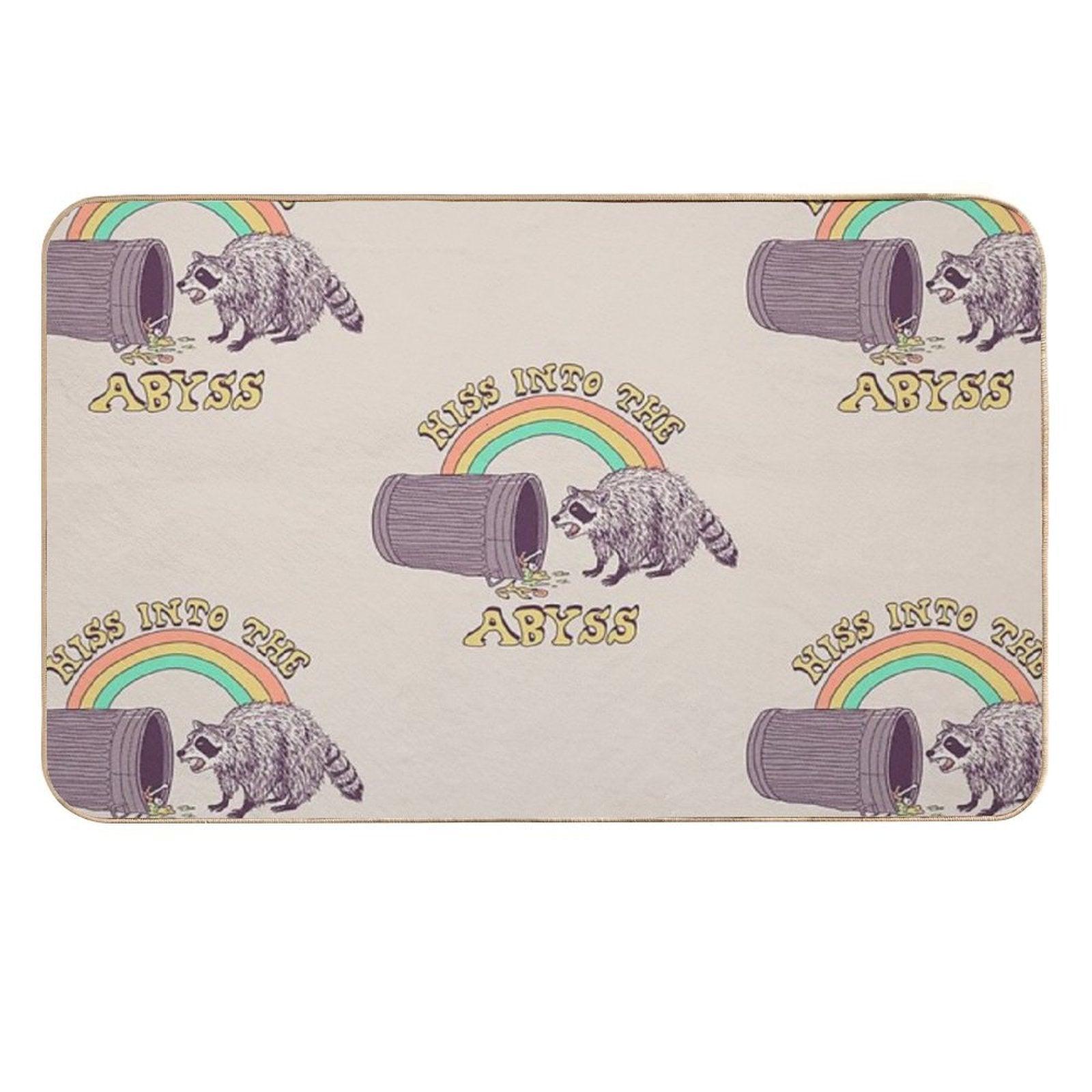 Hiss Into The Abyss  Easy To Clean Bath Mat