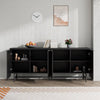 Modern Scandinavian Alcove Door Kitchen Storage Sideboard Buffet Cabinet
