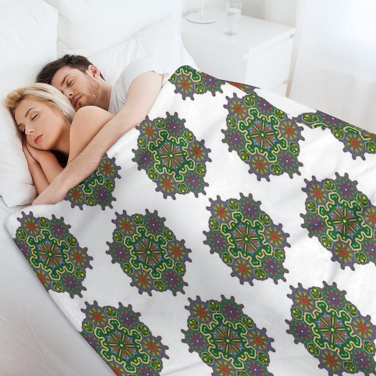 Indian Style Mandala 2 Throw Blanket