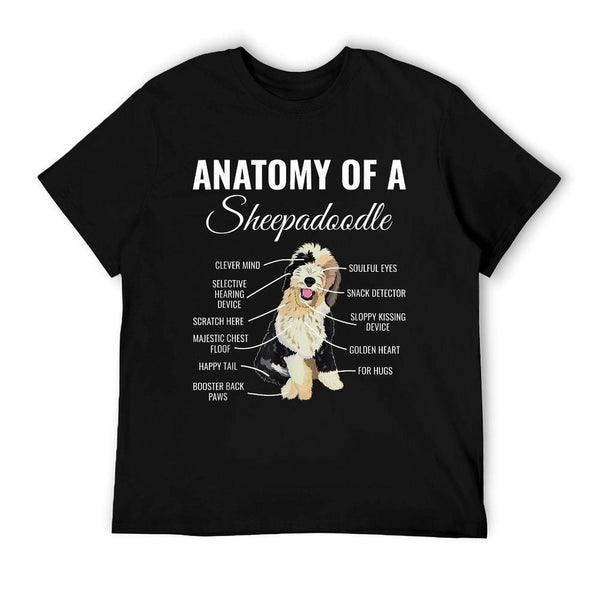 Anatomy Of A Sheepadoodle T-Shirt