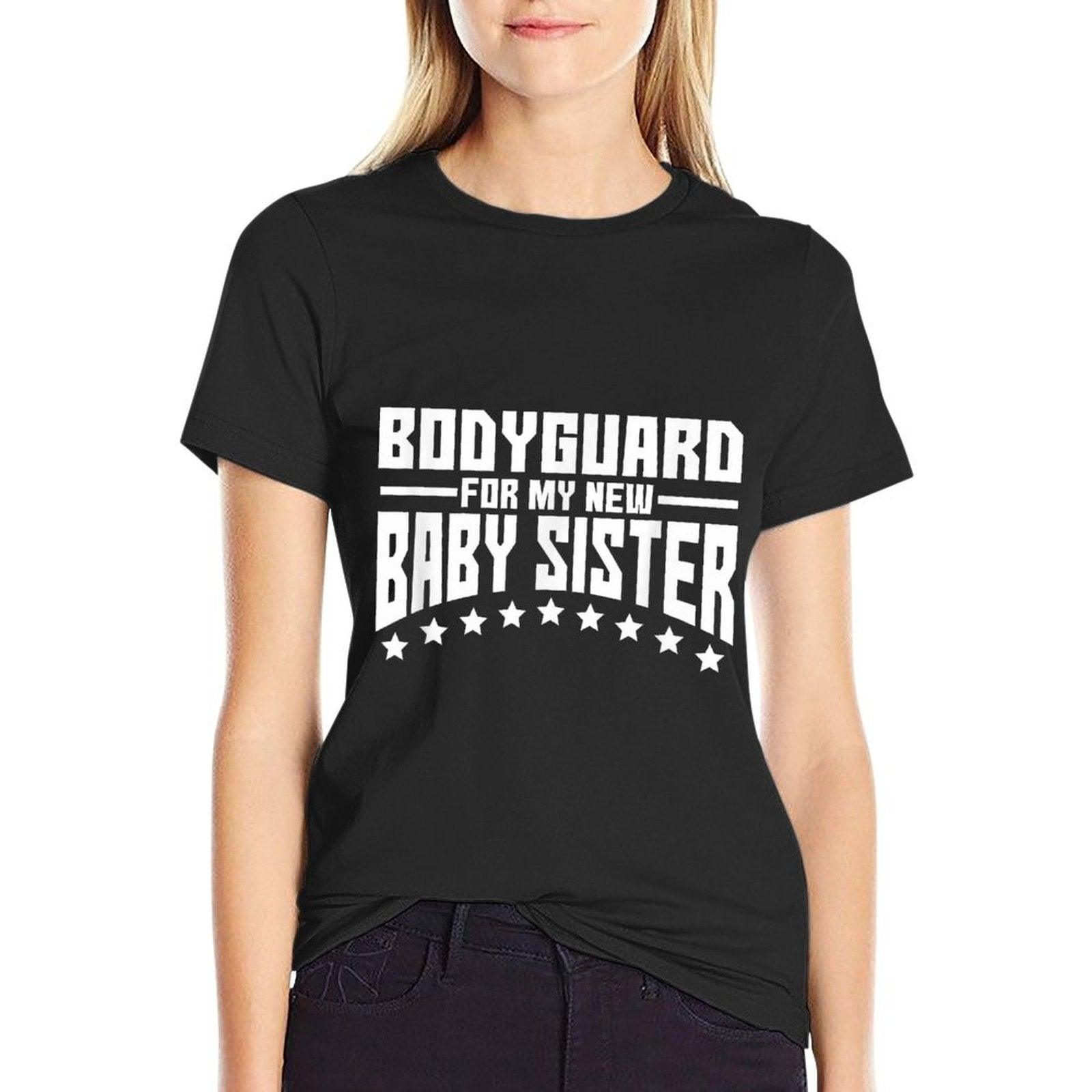 Bodyguard For My New Baby Sister Big Brother Gift Shirt T-Shirt