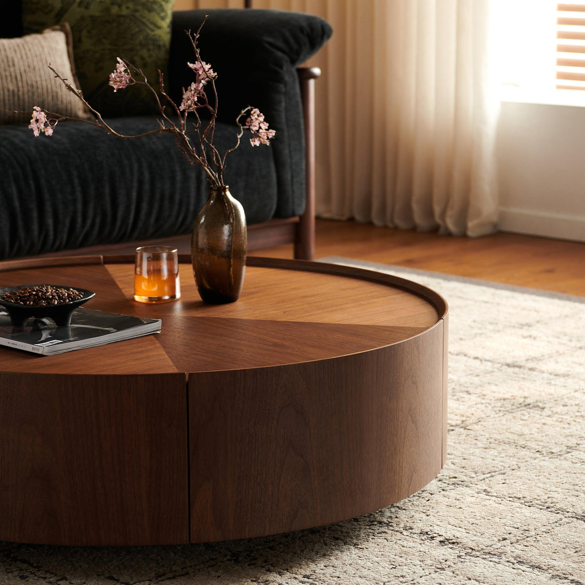 Aspen Ring Walnut Coffee Table